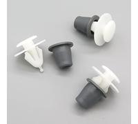 VVO Fasteners- White Plastic Side Body Moulding Strip Trim Clips for Peugeot Partner Van, (Pack of 10)