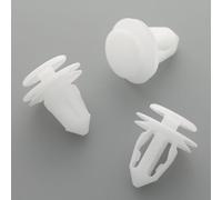 VVO Fasteners- White Plastic Tailgate/Boot Lid Lining Clips for Tesla Model 3, (Pack of 10)