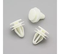 VVO Fasteners- White Plastic Tailgate Exterior Trim Clips for Honda Civic, (Pack of 10)
