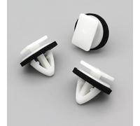 VVO Fasteners- White Plastic Tailgate Exterior Trim Clips for Hyundai Tucson, (Pack of 10)