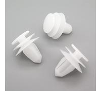 VVO Fasteners- White Plastic Tailgate Lining Clips & Boot Lid Lining Clips for Nissan Juke, Leaf, Micra, X-Trail, Note, (Pack of 10)