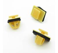 VVO Fasteners- Yellow Plastic Exterior Mirror Trim Clips for Hyundai Tucson, Tucson / ix35, ix35, (Pack of 10)