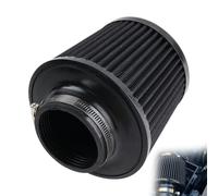 VVORHSBELL 3 Inch Air Intake Filter 76MM cone air filter Washable, High Performance Compatible with car and Motorcycle High Flow performance Tapered Air Intake Filte(Black)