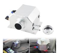 VVORHSBELL Universal 1L Aluminum Coolant Expansion Tank Oil Catch Can Breather Tank Bottle Radiator Coolant Overflow Tank TIG Welded Radiator Overflow Reservoir