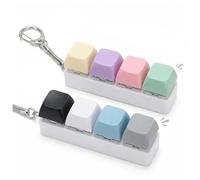 VVPENA Pack of 2 Keyboard Fidget Toys for Adults, Keyboard Keyring for Decompression Consumption Time