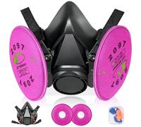 vvuvnem Respirator Mask with 2097 Filters, Reusable Respirator Mask for Resin, Chemical, Spraying Paint, Cleaning, Spraying, etc
