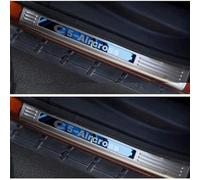 vvvyfx 4Pcs Car Door Sill Protector for Citroen C5 AIRCROSS 2019 2020 2021 2022 2023 2024, Car Outer Door Sill Protector Kick Plates,Scuff Plate Stainless Steel Stickers Accessories