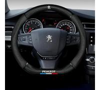vvvyfx Car steering wheel covers for Peugeot Partner Van 2019-2024, Leather Steering Wheel Cover Universal Size M 37-38cm/14.5-15inch,Anti-slip,Breathable,Comfort,D