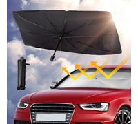 vvvyfx Car Windshield Sun Shade for Volkswagen VW Golf 4 6 7 GTI Tiguan Passat B5 B6 B7 CC, Car Windshield Sun Shade Umbrella,Car Sunshade Umbrella,Car Umbrella,Windscreen Sun Shade for Car Inside