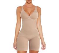 VVX Shorts Bodysuit for Women Tummy Control Shapewear Seamless Sexy Butt Lifting Workout Bodycon One Piece Short Jumpsuit, E-1 Pack-nude, XL/XXL