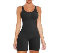VVX Shorts Bodysuit for Women Tummy Control Shapewear Seamless Sexy Butt Lifting Workout Bodycon One Piece Short Jumpsuit, A-1 Pack-black, XL/XXL (firm control or one size up)