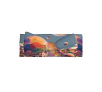 VVXBHGR A colorful bubble world Prints Baby Bow Headband - Soft, Skin-Friendly, and Stretchy Polyester Headband for Infants 0-6 Months