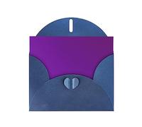 VVXBHGR Blue Holiday greeting check blank card and pearl beautiful blank note block Solid color dark purple prints