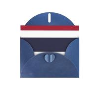 VVXBHGR Blue Holiday greeting check blank card and pearl beautiful blank note block Thailand Flag prints