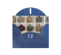 VVXBHGR Blue Holiday greeting check blank card and pearl beautiful blank note block The Art of Napkin Folding prints