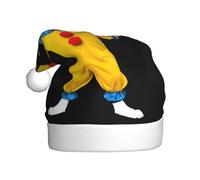 VVXBHGR Cat performing magic tricks Prints Christmas Hat for Adult material is soft and lightweight