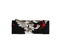 VVXBHGR Cupid shooting in love Prints Baby Bow Headband - Soft, Skin-Friendly, and Stretchy Polyester Headband for Infants 0-6 Months