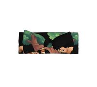 VVXBHGR Curious little squirrel Prints Baby Bow Headband - Soft, Skin-Friendly, and Stretchy Polyester Headband for Infants 0-6 Months