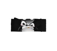 VVXBHGR Cute Antarctic penguin Prints Baby Bow Headband - Soft, Skin-Friendly, and Stretchy Polyester Headband for Infants 0-6 Months