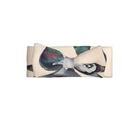 VVXBHGR Cute pigeon Prints Baby Bow Headband - Soft, Skin-Friendly, and Stretchy Polyester Headband for Infants 0-6 Months