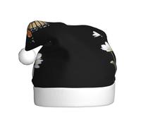 VVXBHGR Dancing butterfly Prints Christmas Hat for Adult material is soft and lightweight