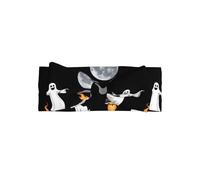VVXBHGR Dancing ghost Prints Baby Bow Headband - Soft, Skin-Friendly, and Stretchy Polyester Headband for Infants 0-6 Months