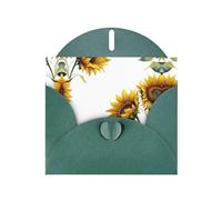 VVXBHGR Dark Green Holiday greeting check blank card and pearl beautiful blank note block Facing the sun prints