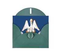 VVXBHGR Dark Green Holiday greeting check blank card and pearl beautiful blank note block Louisiana State Flag prints