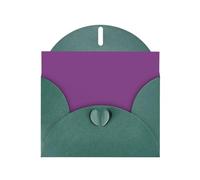 VVXBHGR Dark Green Holiday greeting check blank card and pearl beautiful blank note block Platycodon purple prints