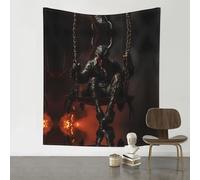 VVXBHGR Decoration Tapestry 60x51in Devil on the swing Prints Soft, Durable, Skin Friendly, Lightweight Wall Hanging for Indoor & Outdoor Use