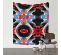 VVXBHGR Decoration Tapestry 60x51in Rainbow passing through maple leaves Prints Soft, Durable, Skin Friendly, Lightweight Wall Hanging for Indoor & Outdoor Use