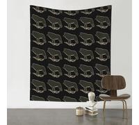 VVXBHGR Decoration Tapestry 60x51in Timberwolf silhouette Prints Soft, Durable, Skin Friendly, Lightweight Wall Hanging for Indoor & Outdoor Use