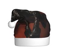 VVXBHGR Devil on the swing Prints Christmas Hat for Adult material is soft and lightweight