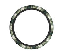 VVXBHGR Dinosaurs in the rain forest Prints Steering Wheel Cover for Women and Men Durable, Non-Slip, Elastic, Easy to Install, for Sedans, SUVs, ATVs, Trucks