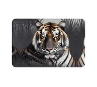 VVXBHGR Doormat floor mat 16x24in Tiger at rest Prints water-absorbent Anti-slip, for front doors, entrances, and bathrooms