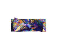 VVXBHGR Dopamine Unicorn Prints Baby Bow Headband - Soft, Skin-Friendly, and Stretchy Polyester Headband for Infants 0-6 Months