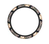 VVXBHGR Ducks cooling off Prints Steering Wheel Cover for Women and Men Durable, Non-Slip, Elastic, Easy to Install, for Sedans, SUVs, ATVs, Trucks