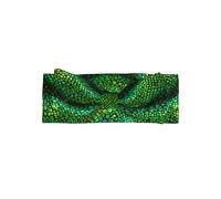 VVXBHGR Emerald python pattern Prints Baby Bow Headband - Soft, Skin-Friendly, and Stretchy Polyester Headband for Infants 0-6 Months