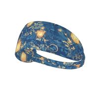 VVXBHGR fireflies and lantern Prints Elastic Exercise Headband Sports Head Tie for Men and Women, Soft, Quick-Dry
