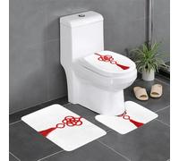 VVXBHGR Flannel anti-slip floor mat three-piece set 24x16in May all your wishes come true Prints thick and comfortable for bathroom, kitchen and toilet