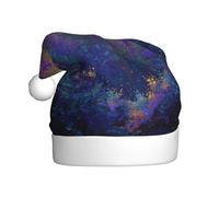 VVXBHGR Flowering vines under the moon Prints Christmas Hat for Adult material is soft and lightweight