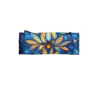 VVXBHGR Flowers among the stars Prints Baby Bow Headband - Soft, Skin-Friendly, and Stretchy Polyester Headband for Infants 0-6 Months