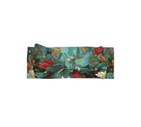 VVXBHGR Flowers in the rainforest Prints Baby Bow Headband - Soft, Skin-Friendly, and Stretchy Polyester Headband for Infants 0-6 Months