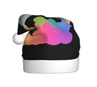VVXBHGR Flying doves among colorful clouds Prints Christmas Hat for Adult material is soft and lightweight
