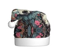 VVXBHGR fox pack Prints Christmas Hat for Adult material is soft and lightweight