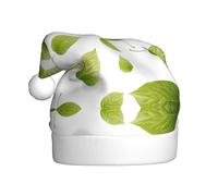 VVXBHGR Fresh Leaf Prints Christmas Hat for Adult material is soft and lightweight