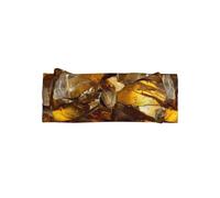 VVXBHGR Golden glass shards Prints Baby Bow Headband - Soft, Skin-Friendly, and Stretchy Polyester Headband for Infants 0-6 Months