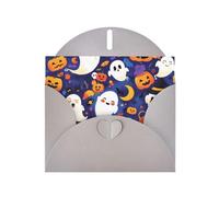VVXBHGR Gray Holiday greeting check blank card and pearl beautiful blank note block happy halloween day prints