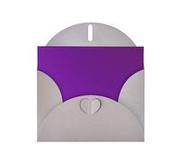 VVXBHGR Gray Holiday greeting check blank card and pearl beautiful blank note block Solid color dark purple prints