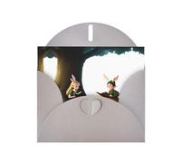 VVXBHGR Gray Holiday greeting check blank card and pearl beautiful blank note block The Elf of Learning Magic Books prints